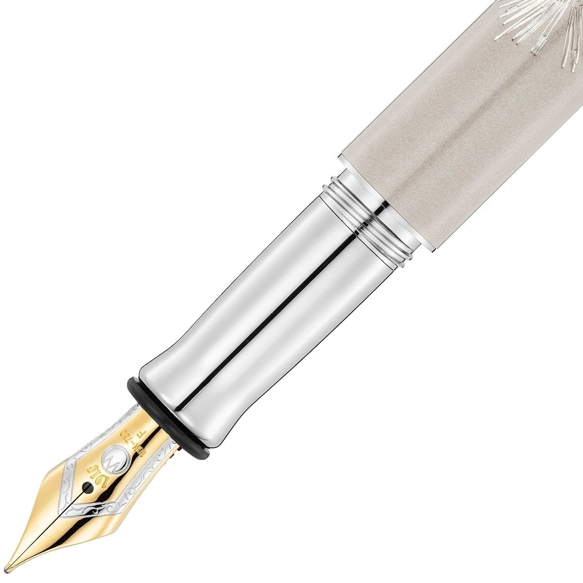 Waldmann, Penna stilografica, Starbust 18Kt, Argento sterling / Grigio galassia