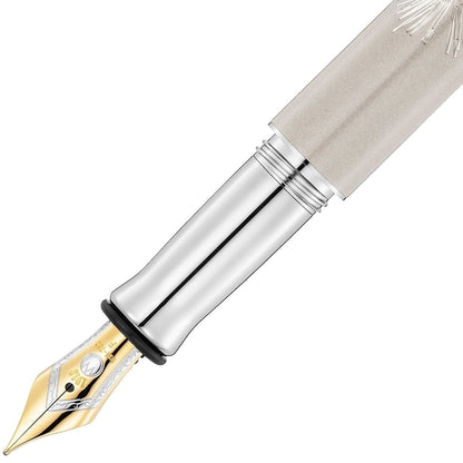 Waldmann, Penna stilografica, Starbust 18Kt, Argento sterling / Grigio galassia
