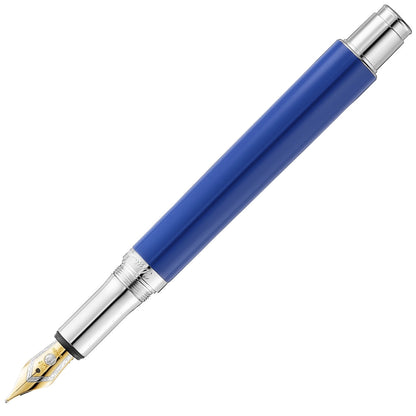 Waldmann, Füller Xetra Vienna Special Ed. Handgravur, 18K Feder, blau - 4