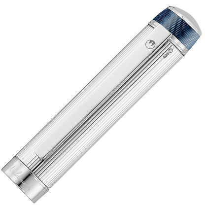 Waldmann, stylo-plume, Grandeur 18 carats, Bleu Océan