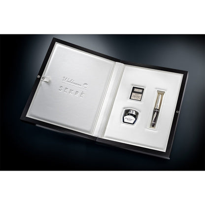Waldmann & SEKRÈ, Penna stilografica Dame of the Swan Court, Edizione limitata - Pennino in oro 18 carati