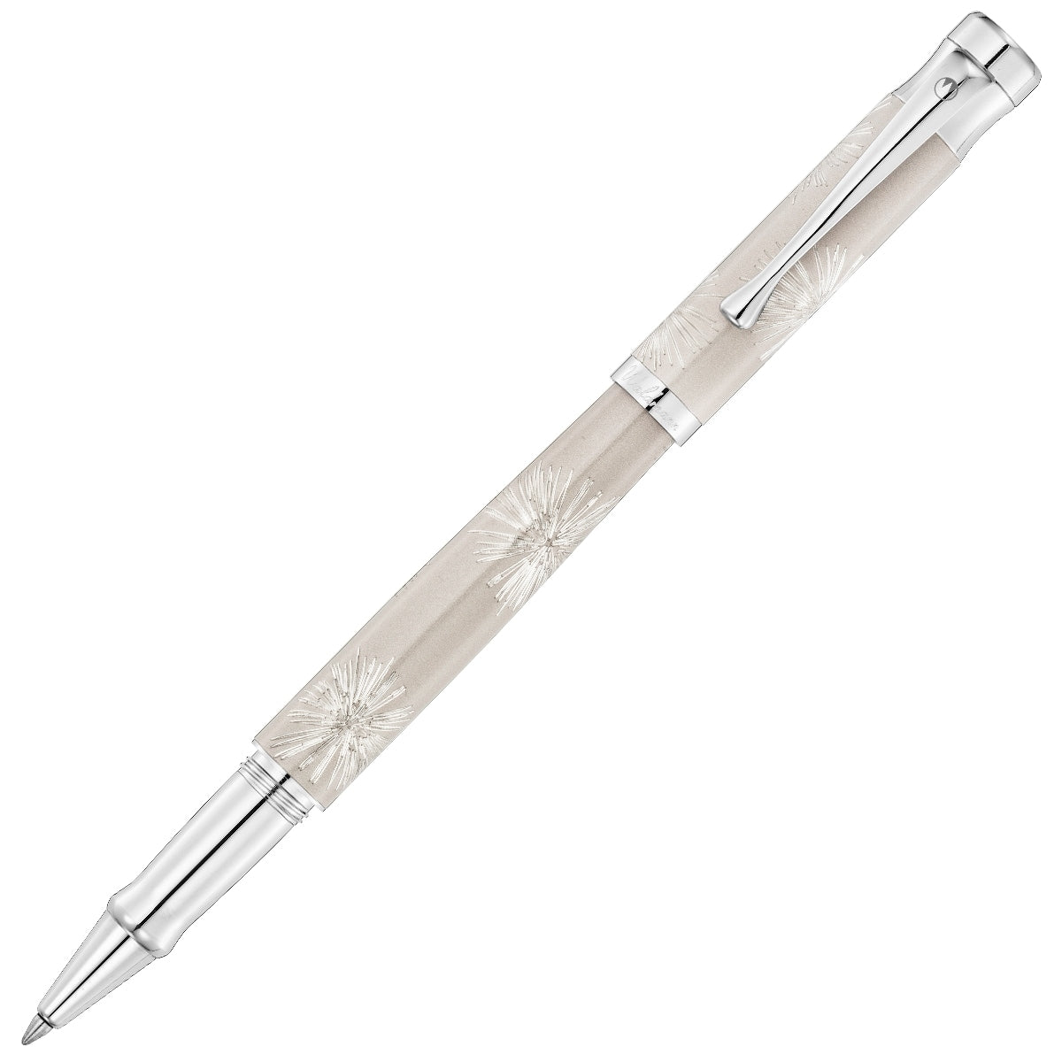 Waldmann, Tintenroller, Starburst, Sterling Silber / Galaxygrau