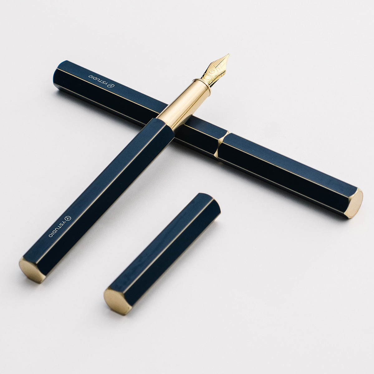 Stilografica YSTUDIO, Classic Revolve, blu scuro