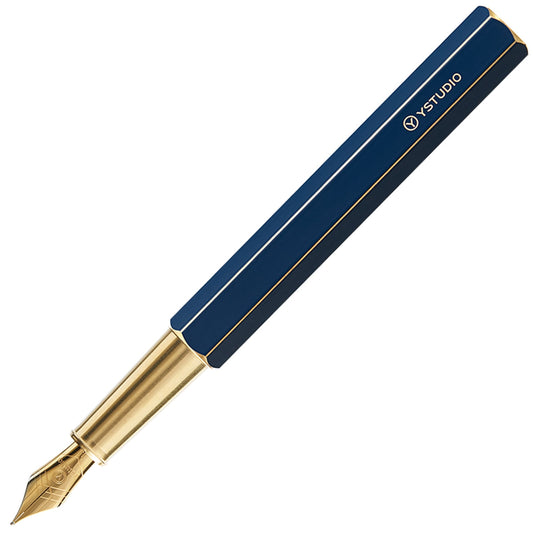 Stylo plume YSTUDIO, Classic Revolve, bleu foncé
