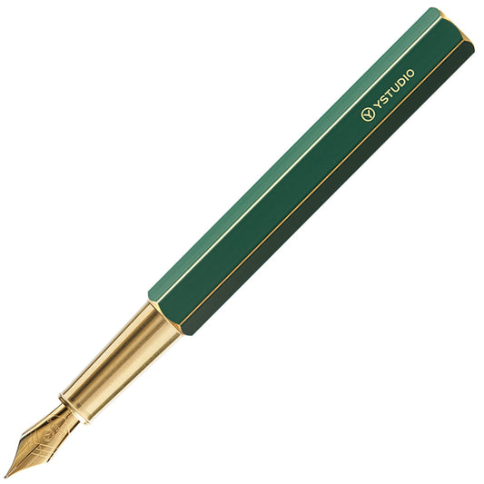 Stylo plume YSTUDIO, Classic Revolve, vert foncé