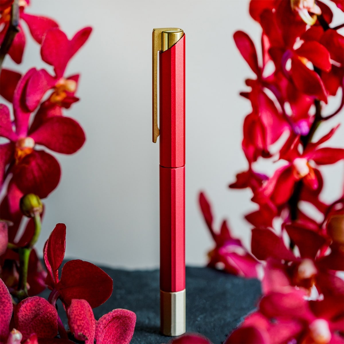 Stylo roller YSTUDIO, Glamour Evolve-Bihex, Marsala